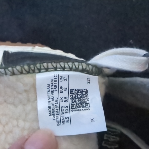 Converse Black size 8.5 for men - Picture 6 of 6